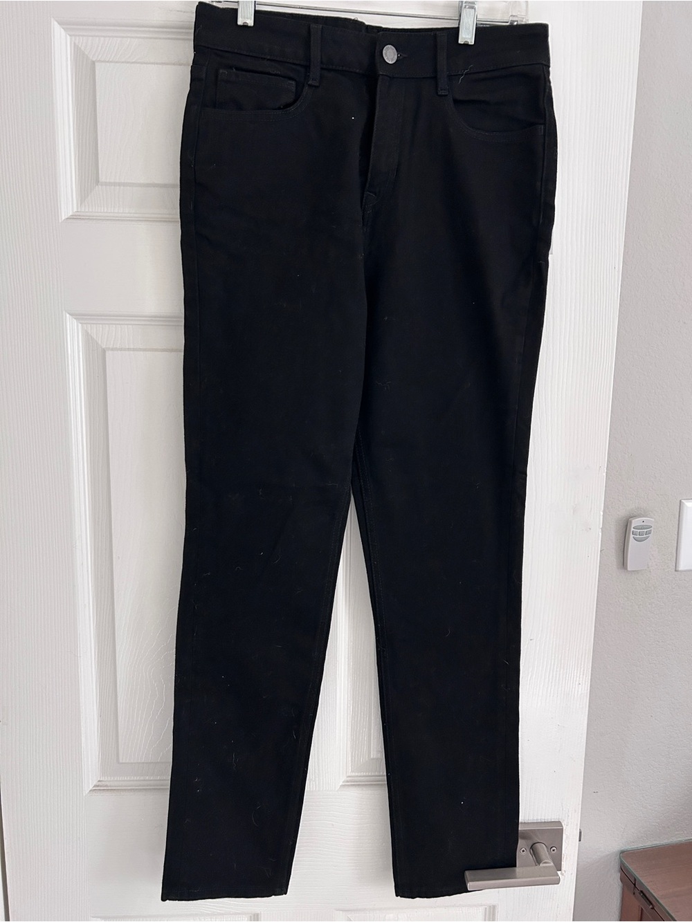 Frank & Oak Women's Straight Leg Jeans in Black